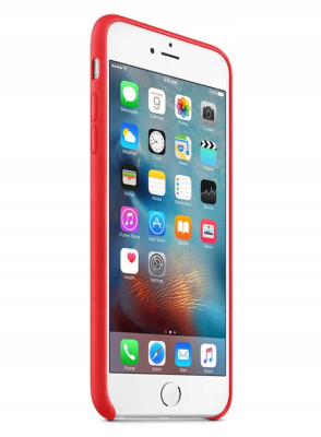   Кожен твърд гръб оригинален MKXG2BZ OFFICIAL Apple Leather Case за Apple Iphone 6 Plus 5.5 / Apple Iphone 6s 4.7 червен